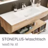 STONEPLUS wastafel wit 1232 mm