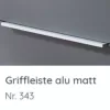 Aluminium matte gripstrip N°343